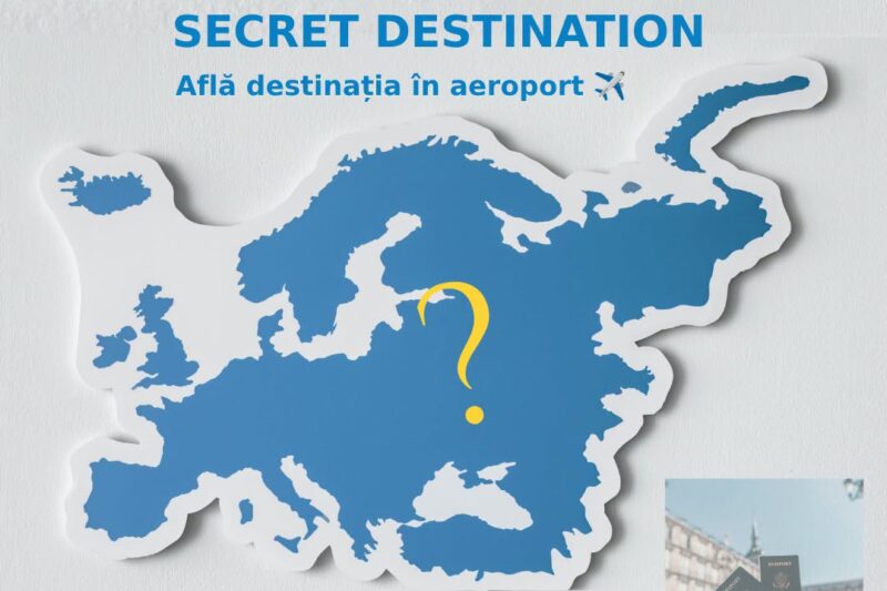 SECRET DESTINATION: 4 zile, două experiențe și o destinație pe care o vei afla abia în aeroport